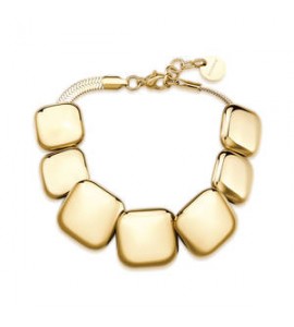 Bracciale Gioielli Brosway Muse in acciaio dorato BUE12