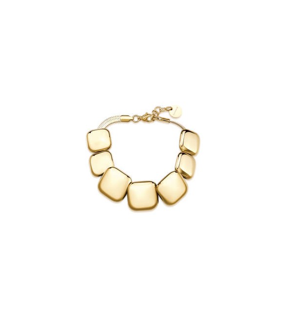 Bracciale Gioielli Brosway Muse in acciaio dorato BUE12