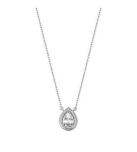 Collana Donna Gioielli Rosato Anna in argento a goccia con zirconi RZAN01