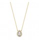 Collana Donna Gioielli Rosato Anna in argento dorato a goccia con zirconi RZAN02