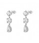 Orecchini Gioielli Brosway Dreaming in acciaio con cubic zirconia chiari BIG21