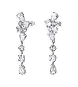 Orecchini Gioielli Brosway Dreaming in acciaio con cubic zirconia chiari BIG24