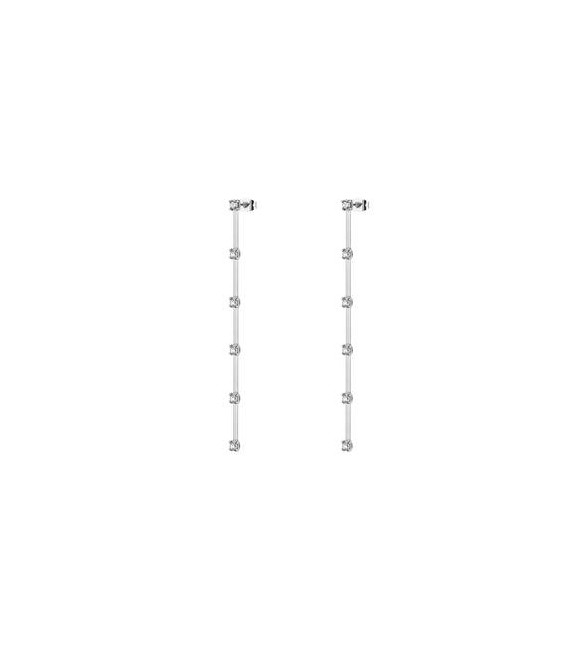 Orecchini Gioielli Brosway Dreaming in acciaio con cubic zirconia chiari BIG25