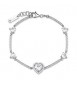 Bracciale Donna Gioielli Fancy by Brosway in argento zircone cuore bianco FIW164