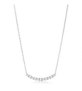 Collana Gioielli Fancy by Brosway in argento centrale perle e zirconi bianchi FIW171