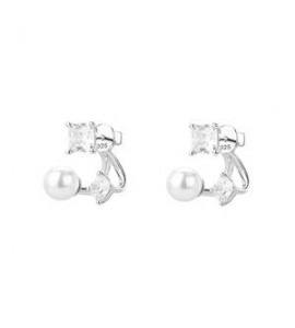 Orecchini Gioielli Fancy by Brosway in argento zircone e perla FIW174