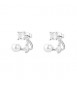 Orecchini Gioielli Fancy by Brosway in argento zircone e perla FIW174