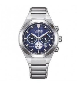 Orologio Cronografo Uomo Citizen Zenshin Super Titanio blu CA4691-59L