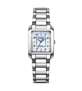 Orologio Solo Tempo Donna Citizen Eco Drive Square bianco ew5600-87d