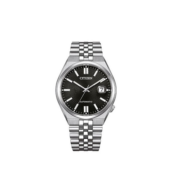 Orologio Solo Tempo Uomo Citizen Automatico Bicolore Tsuyosa nero nk0020-55e