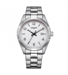 Orologio Solo Tempo Uomo Vagary by Citizen Timeless bianco ib9-115-13