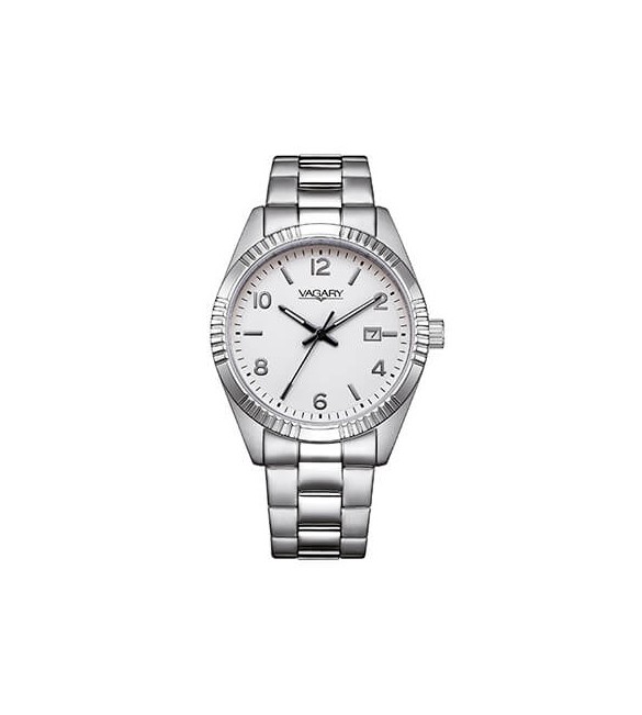 Orologio Solo Tempo Uomo Vagary by Citizen Timeless bianco ib9-115-13