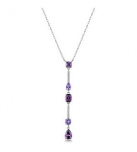 Collana Gioielli Fancy by Brosway in argento zirconi ametista FMP131