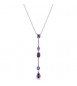 Collana Gioielli Fancy by Brosway in argento zirconi ametista FMP131