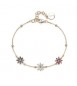 Bracciale Donna Gioielli Rosato Gaia in argento dorato e fiori colorati RZGA68