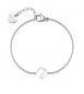 Bracciale Gioielli S\'Agapò Wisdom in acciaio con Perla SWI43