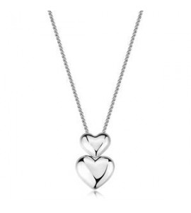 Collana Donna Gioielli S\'Agapò Stellar in acciaio Cuori SSE55