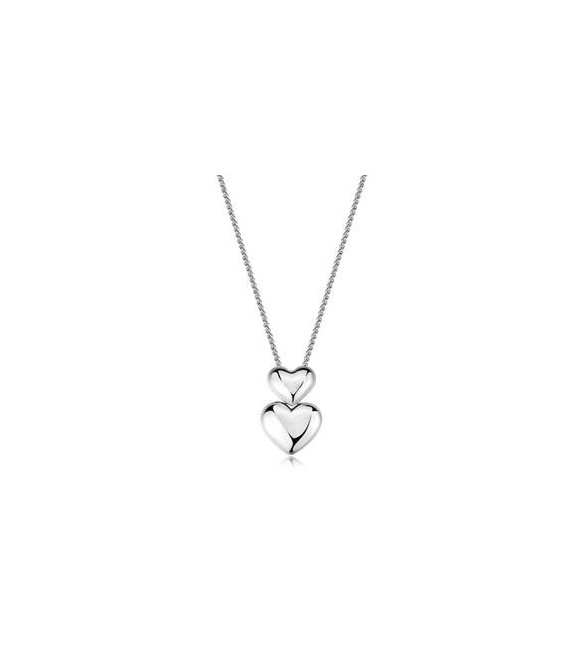 Collana Donna Gioielli S\'Agapò Stellar in acciaio Cuori SSE55