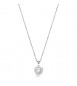 Collana Gioielli S\'Agapò Feelings in acciaio con cuore satinato personalizzabile sfe10