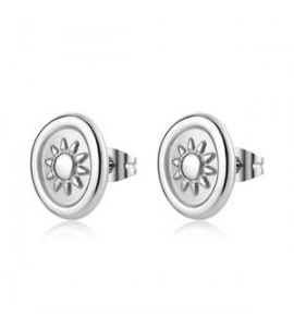 Orecchini Gioielli S\'Agapò Feelings in acciaio con sole SFE21