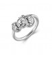 Anello Gioielli Brosway Symphonia in acciaio e cristalli crystal mis 16 BYM218C