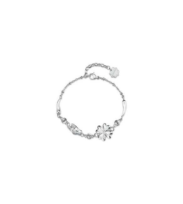 Bracciale Donna Gioielli Brosway Chakra in acciaio cornetto e cristalli BHKB284