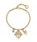 Bracciale Donna Gioielli Brosway Chakra in acciaio dorato albero della vita e cristallo BHKB288