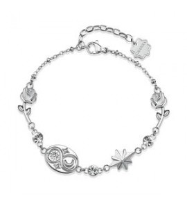 Bracciale Donna Gioielli Brosway Chakra in acciaio infinito e cristalli BHKB292