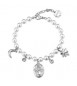 Bracciale Donna Gioielli Brosway Chakra in acciaio infinito e perle BHKB294