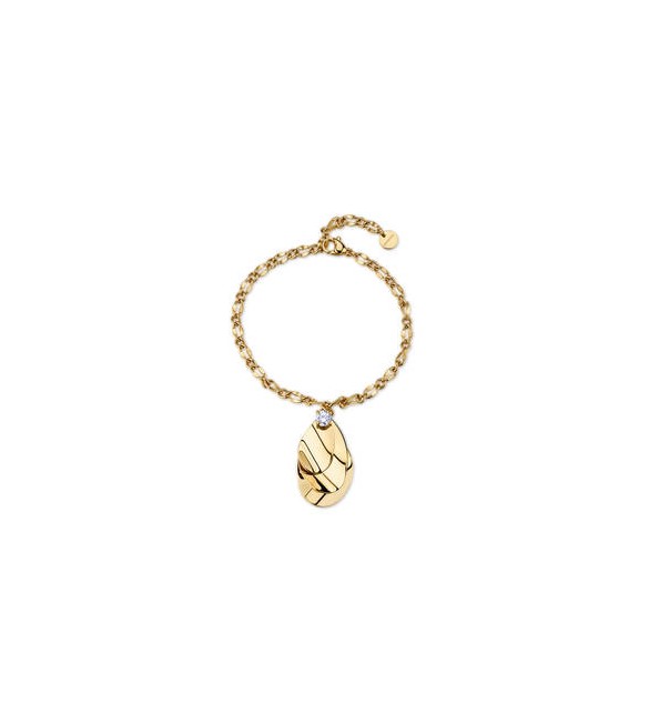Bracciale Gioielli Brosway Bloom in acciaio dorato BOM12