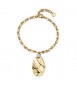 Bracciale Gioielli Brosway Bloom in acciaio dorato BOM12