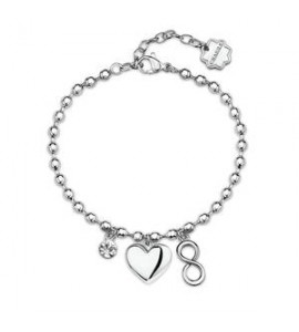 Bracciale Gioielli Brosway Chakra in acciaio con cuore BHKLE05