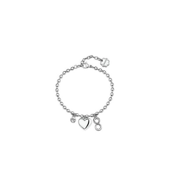 Bracciale Gioielli Brosway Chakra in acciaio con cuore BHKLE05