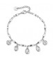 Bracciale Gioielli Brosway Symphonia in acciaio e cristalli bianchi BYM208