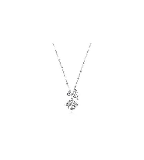 Collana Gioielli Brosway Chakra in acciaio con albero della vita BHKN187