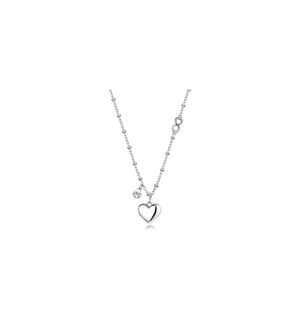 Collana Gioielli Brosway Chakra in acciaio con cuore BHKLE03