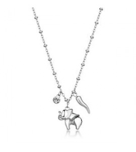 Collana Gioielli Brosway Chakra in acciaio con elefantino BHKN188