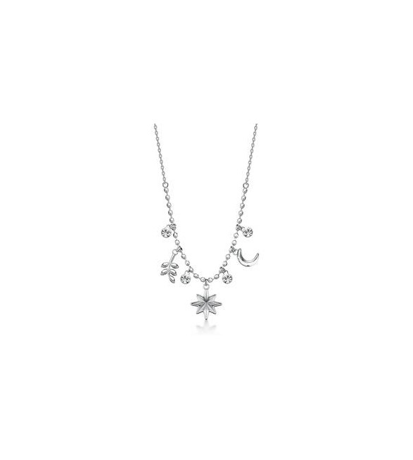Collana Gioielli Brosway Chakra in acciaio con rosa dei venti BHKN189