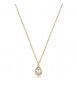 Collana Gioielli Brosway Symphonia in acciaio dorato e cristallo bianco bym198