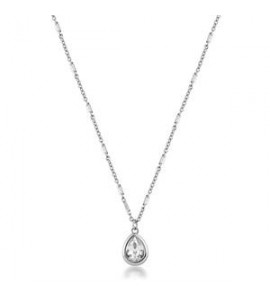 Collana Gioielli Brosway Symphonia in acciaio e cristallo bianco bym197