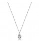 Collana Gioielli Brosway Symphonia in acciaio e cristallo bianco bym197