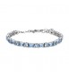 Bracciale Gioielli Brosway Dreaming in acciaio con cubic zirconia azzurro BIG19