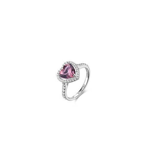 Anello Gioielli Fancy by Brosway in argento cuore vintage rose misura 16 FTP25D