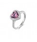 Anello Gioielli Fancy by Brosway in argento cuore vintage rose misura 16 FTP25D