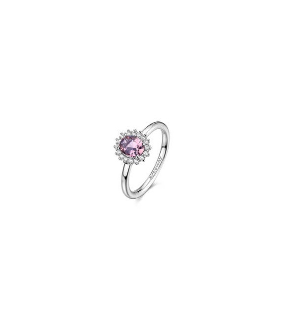 Anello Kate Gioielli Fancy by Brosway in argento zircone ovale vintage rose misura 16 FTP18D