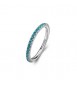 Anello veretta Gioielli Fancy by Brosway in argento zirconi blu verde misura 14 FAG21C