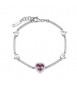 Bracciale Donna Gioielli Fancy by Brosway in argento zircone cuore vintage rose FTP23