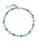Bracciale Donna Gioielli Fancy by Brosway in argento zircone goccia blu verde FAG09