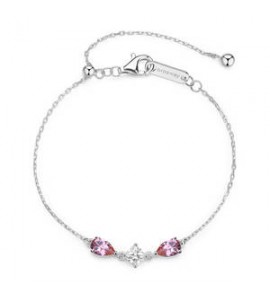 Bracciale Donna Gioielli Fancy by Brosway in argento zircone goccia vintage rose FTP05