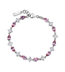 Bracciale Donna Gioielli Fancy by Brosway in argento zircone goccia vintage rose FTP08